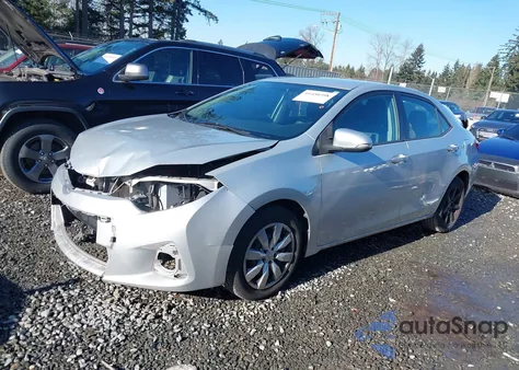 2015 Toyota Corolla S из США, поврежденный, VIN 2T1BURHE3FC435255